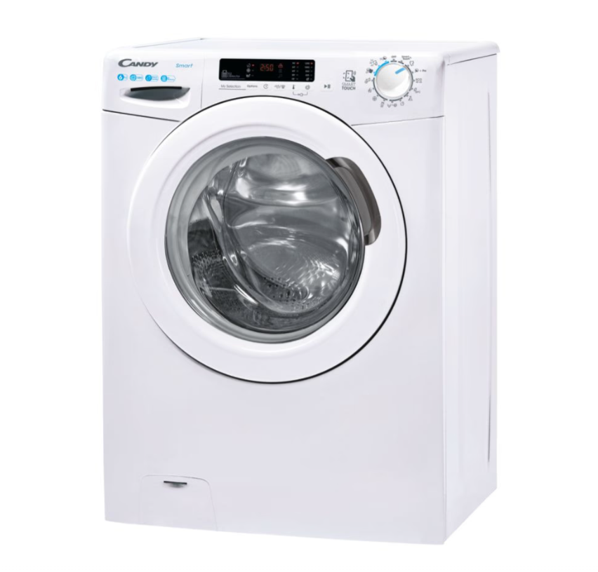 Candy Washing Machine | CS4 1262DE/1-S | Energy efficiency class D | Front loading | Washing capacity 6 kg | 1200 RPM | Depth 45 cm | Width 60 cm | Display | LCD | Near Field Communication (NFC) | White - Image 4