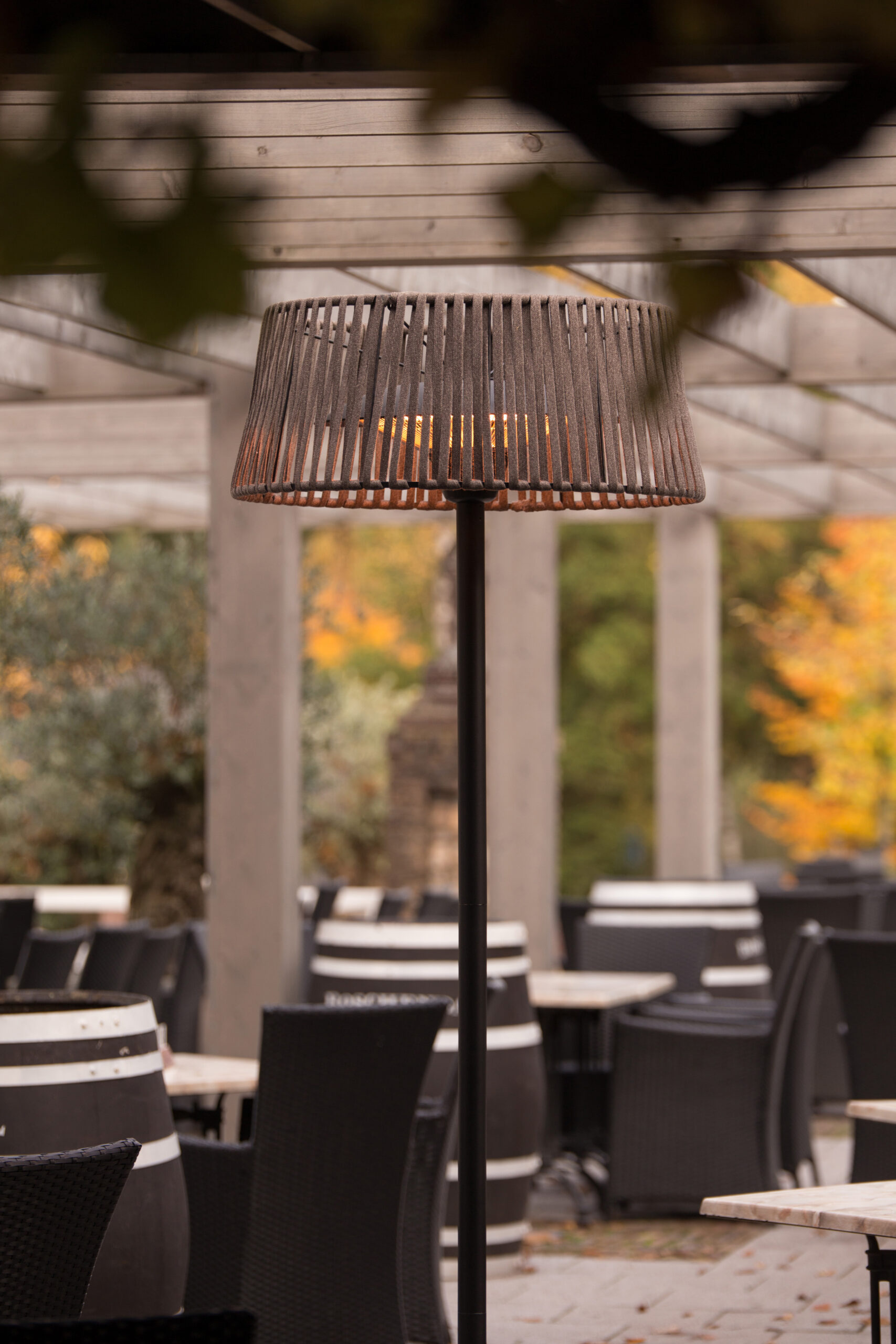 SUNRED | Heater | ARTIX M-SO BROWN, Corda Bright Standing | Infrared | 2100 W | Brown | IP44 - Image 5