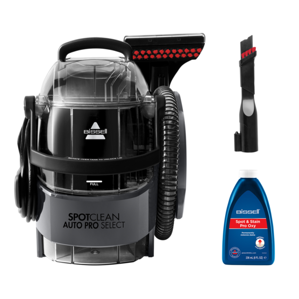 Bissell | SpotClean Auto Pro Select | 3730N | Corded operating | Handheld | 750 W | - V | Black/Titanium | Warranty 24 month(s) - Image 6