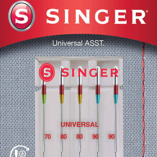 Singer | Universal Needle ASST 5PK for Woven Fabrics