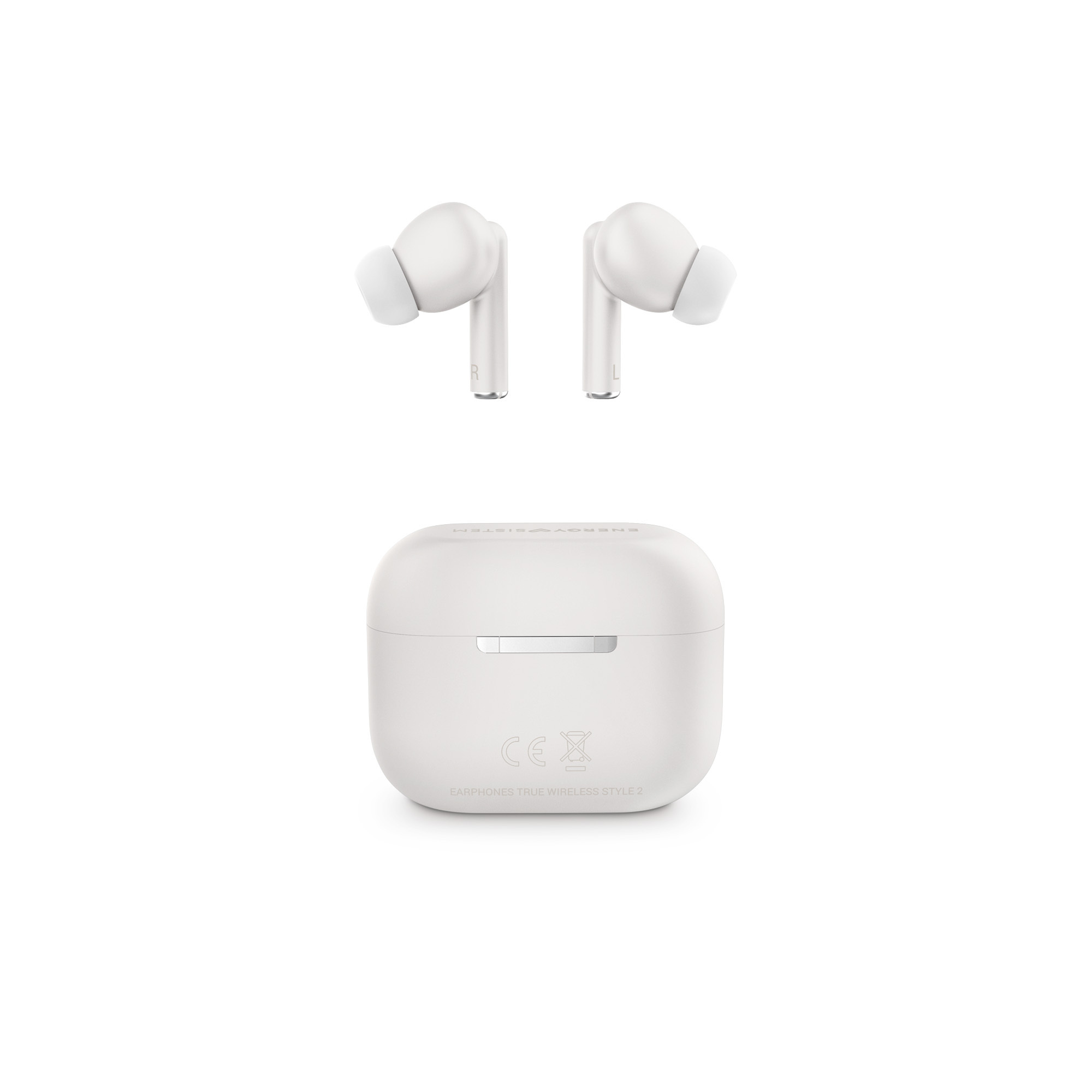 Energy Sistem Earphones True Wireless Style 2 Coconut (True Wireless Stereo, BT 5.1, Deep Bass, Charging Case) | Energy Sistem | True Wireless Earphones | Style 2 | Wireless | In-ear | Microphone | Noise canceling | Wireless | Coconut - Image 3