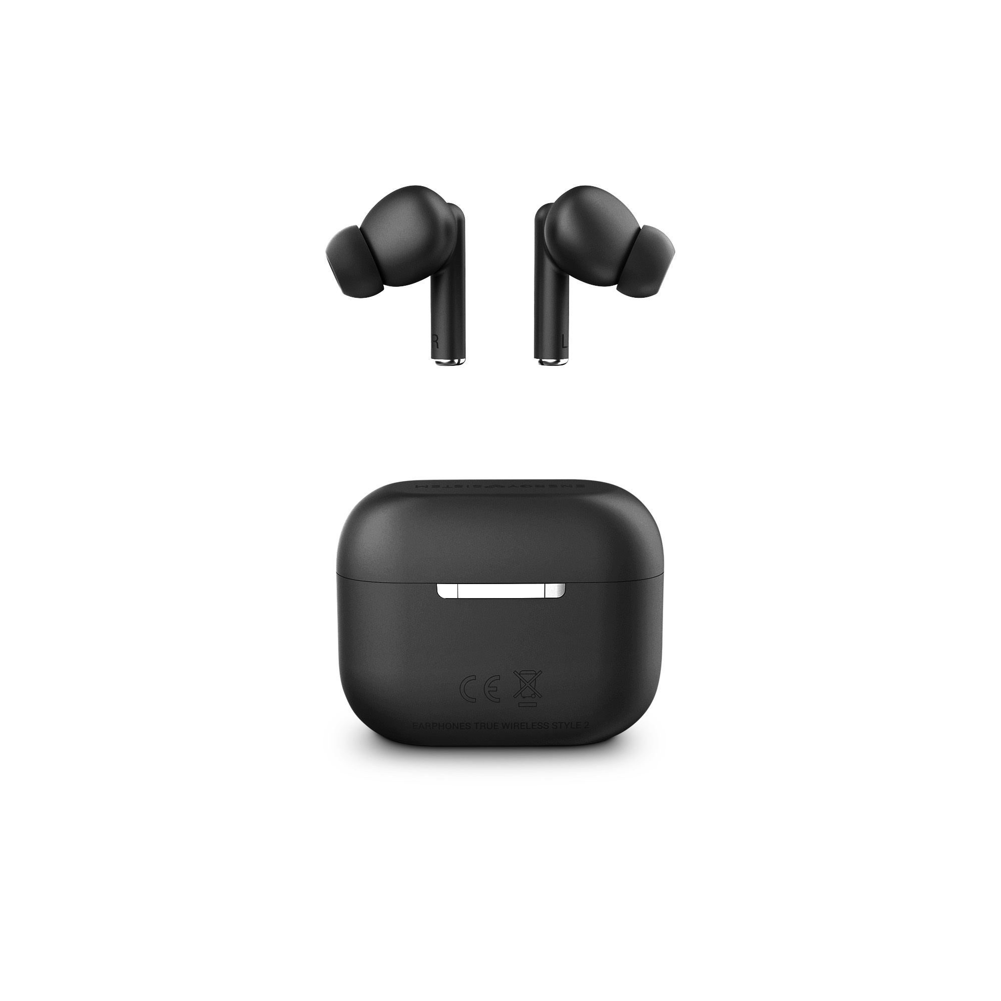 Energy Sistem Earphones True Wireless Style 2 Graphite (True Wireless Stereo, BT 5.1, Deep Bass, Charging Case) | Energy Sistem | True Wireless Earphones | Style 2 | Wireless | In-ear | Microphone | Noise canceling | Wireless | Graphite - Image 3