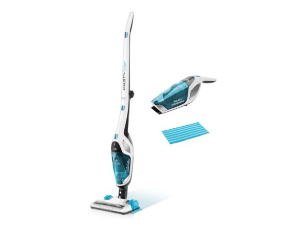 ETA | Vacuum Cleaner | Dasty AquaPlus ETA344790010 | Cordless operating | Handstick and Handheld | Wet suction | Power 95 W | 14.4 V | Dust capacity 0.5 L | White/Blue | Operating time (max) 45 min - Image 2