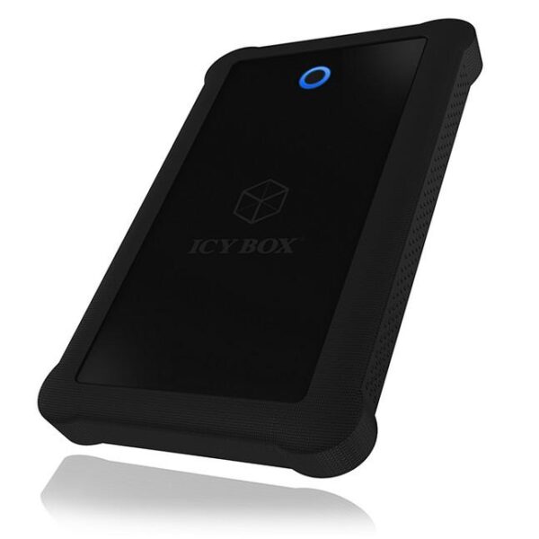Raidsonic | ICY BOX | IB-233U3-B External enclosure for 2.5" SATA HDD/SSD with USB 3.0 interface and silicone protection sleeve | SATA I, II, III | USB 3.0 | 2.5"