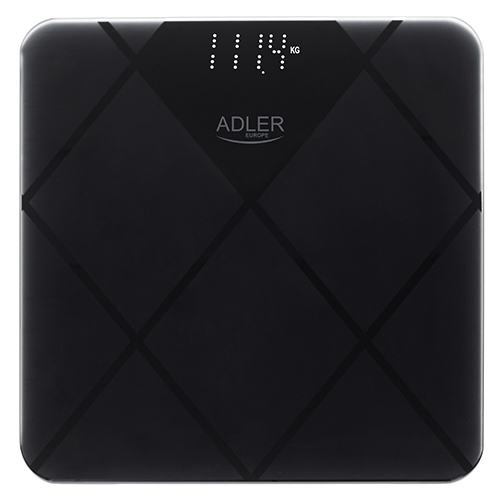 Adler | Bathroom Scale | AD 8169 | Maximum weight (capacity) 180 kg | Accuracy 100 g | Graphite/Black - Image 3