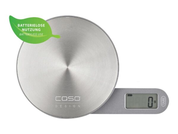 Caso | Scales | Kitchen EcoMate | Maximum weight (capacity) 5 kg | Graduation 1 g | Display type LCD | Stainless steel - Image 2