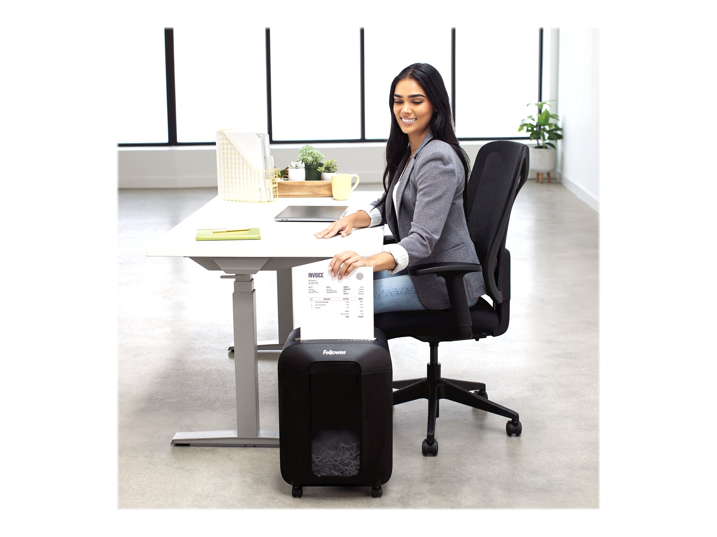 Cross-Cut | LX85 | Black | Paper shredding | Credit cards shredding | Traditional - Image 7