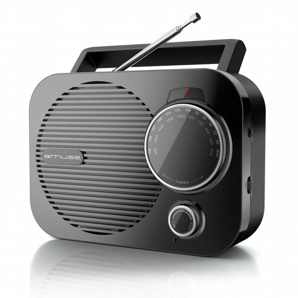 Muse | M-050 R | Portable radio | AUX in | Black