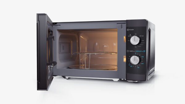Sharp | Microwave Oven with Grill | YC-MG01E-B | Free standing | 800 W | Grill | Black - Image 5