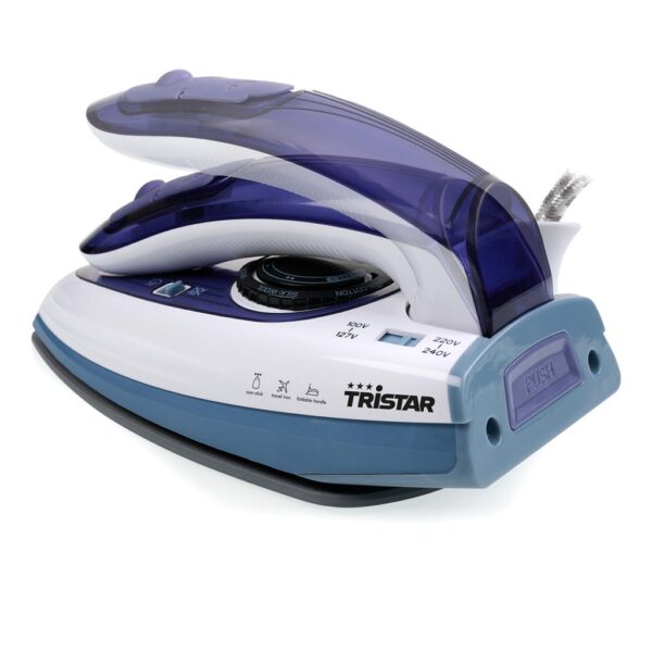 Tristar | Travel Steam Iron | ST-8152 | Steam Iron | 1000 W | Water tank capacity 60 ml | Continuous steam 15 g/min | Blue - Image 5
