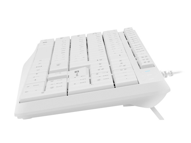 Natec | Keyboard | Nautilus NKL-1951 | Keyboard | Wired | US | White | USB Type-A | 390 g - Image 4