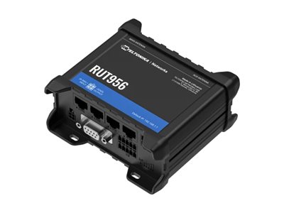 Industrial Router | RUT956 | 802.11n | 10/100 Mbit/s | Ethernet LAN (RJ-45) ports 4 | Mesh Support No | MU-MiMO No | 2G/3G/4G | Antenna type 2 x SMA for LTE, 2 x RP-SMA for WiFi, 1 x SMA for GNSS | 1x USB 2.0 - Image 2