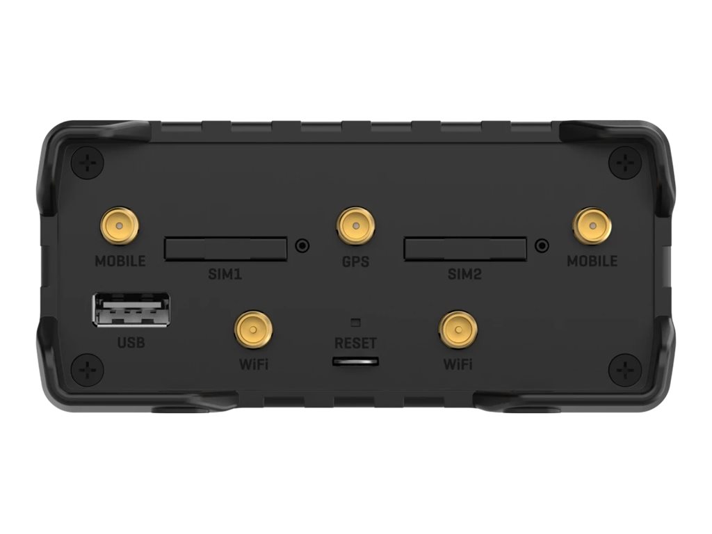 Industrial Router | RUT956 | 802.11n | 10/100 Mbit/s | Ethernet LAN (RJ-45) ports 4 | Mesh Support No | MU-MiMO No | 2G/3G/4G | Antenna type 2 x SMA for LTE, 2 x RP-SMA for WiFi, 1 x SMA for GNSS | 1x USB 2.0 - Image 9