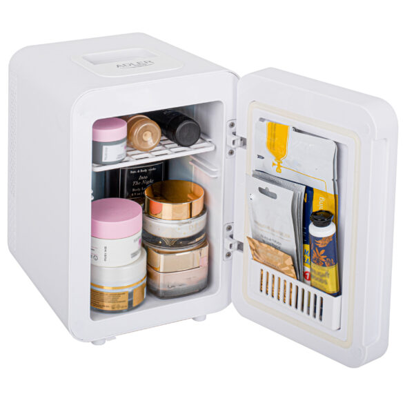 Adler | Mini refrigerator with mirror | AD 8085 | Free standing | Larder | Height 27 cm | Fridge net capacity 4 L | White - Image 3