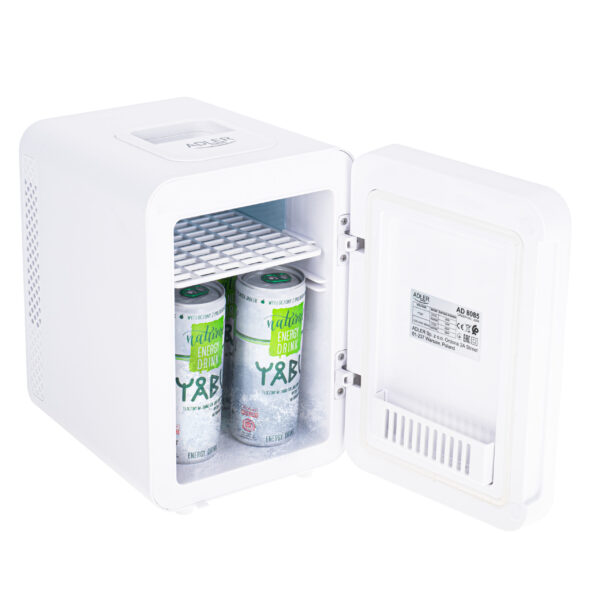 Adler | Mini refrigerator with mirror | AD 8085 | Free standing | Larder | Height 27 cm | Fridge net capacity 4 L | White - Image 4