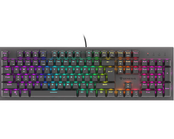 Genesis | THOR 303 | Mechanical Gaming Keyboard | Wired | RGB LED light | US | USB Type-A | 1152 g | Outemu Red