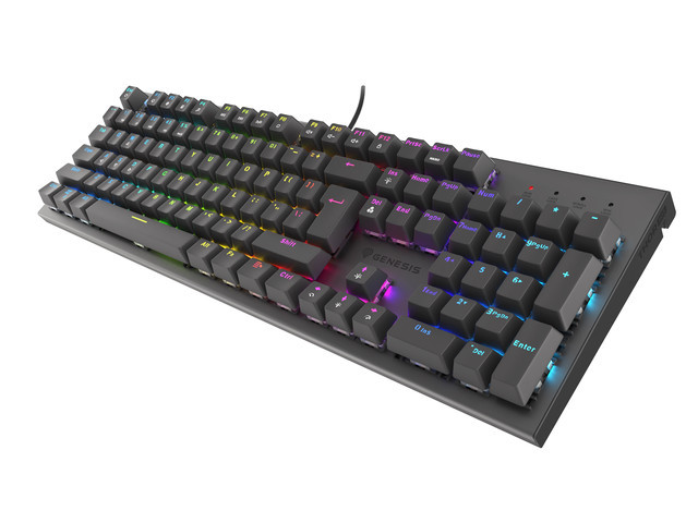 Genesis | THOR 303 | Mechanical Gaming Keyboard | Wired | RGB LED light | US | USB Type-A | 1152 g | Outemu Red - Image 3