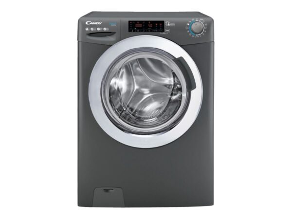 Candy | Washing Machine | CSS169TWMCRE/1-S | Energy efficiency class A | Front loading | Washing capacity 9 kg | 1600 RPM | Depth 53 cm | Width 60 cm | Display | LCD | Steam function | Near Field Communication (NFC) | Anthracite - Image 2