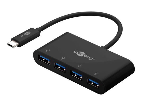 Goobay | 4-Port USB-C Multiport Adapter | 61073 | Type-C | USB-A - Image 2