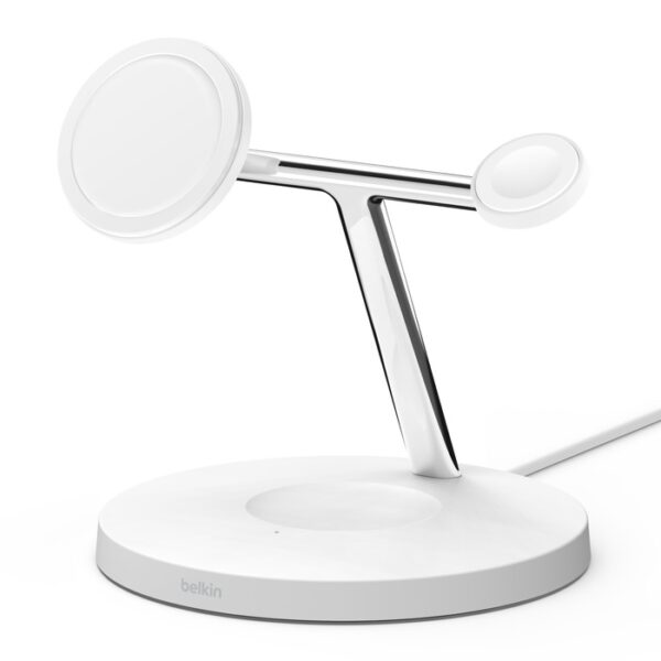 Belkin | Pro MagSafe 3in1 Wireless Charging Stand + AC Power Adapter | BOOST CHARGE - Image 3