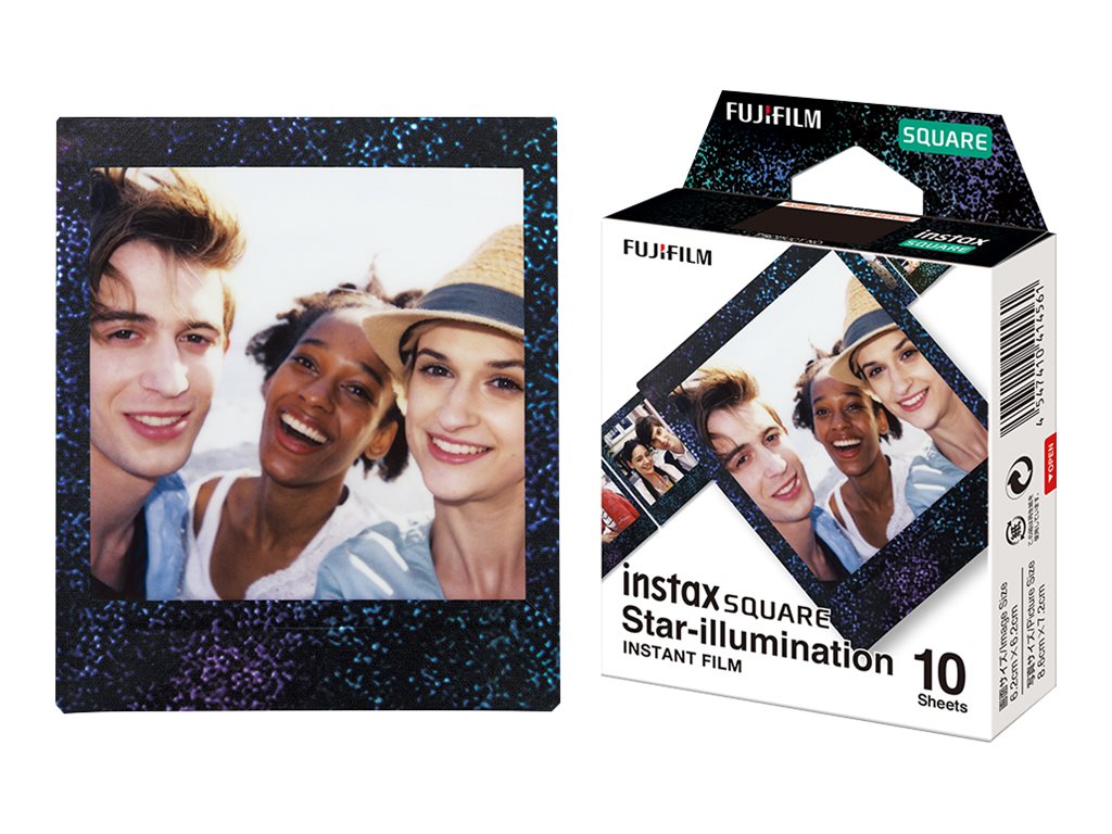 Fujifilm | Instax Square star Illumination Instant film (10pl) | 86 x 72 mm | Print Size: 86mm x 72mm, Image size: 62mm x 62mm | Quantity 10 - Image 2