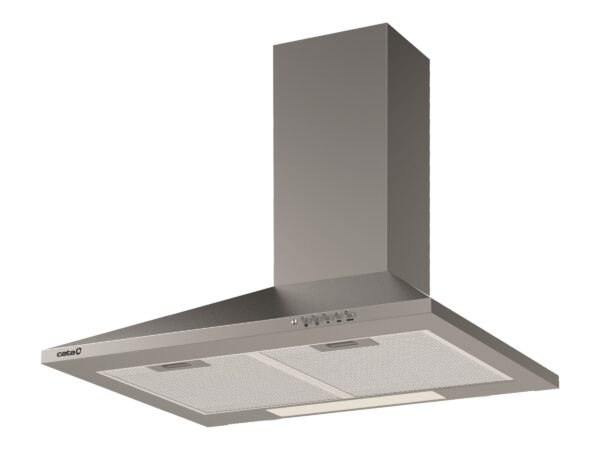 CATA | Hood | V-6000 X | Wall mounted | Energy efficiency class C | Width 60 cm | 480 m³/h | Mechanical control | LED | Grey - Image 2
