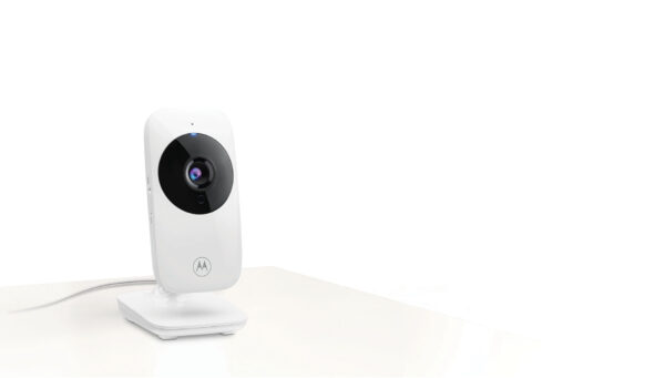 Motorola | Video Baby Monitor | VM481 2.0" | 2.0" diagonal color screen; LED sound level indicator; Infrared night vision; 2.4GHz FHSS wireless technology for in-home viewing; Digital zoom; High sensitivity microphone; Rechargeable parent unit; Secure and private connection | White - Image 3