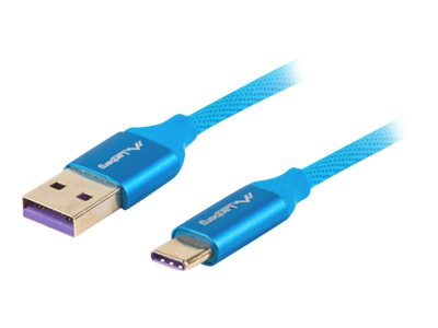 Lanberg | Cable | CA-USBO-21CU-0010-BL | USB-A to USB-C - Image 2