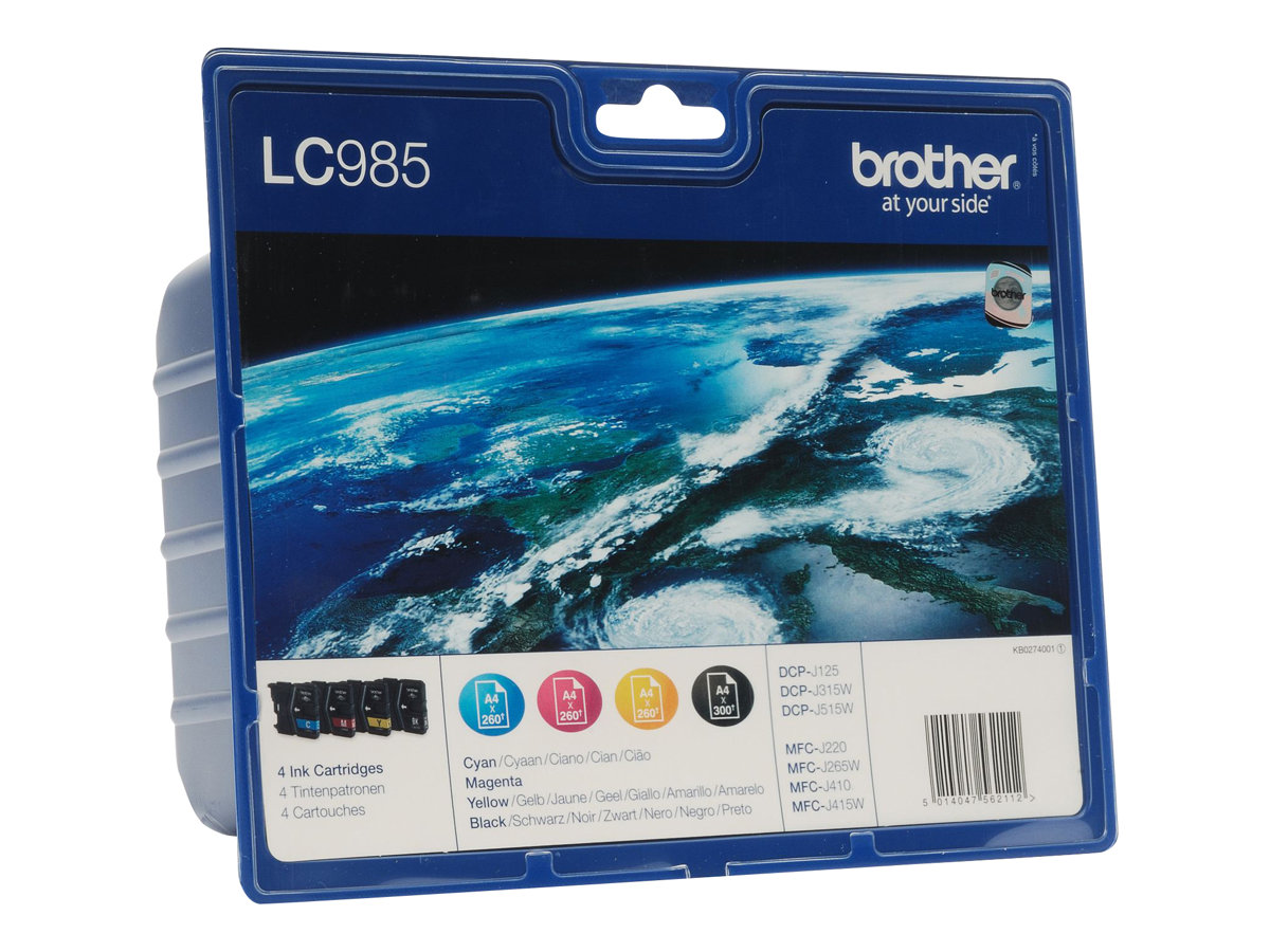 Brother LC985VALBP | Ink cartridge | Magenta, Black, Cyan, Yellow - Image 3