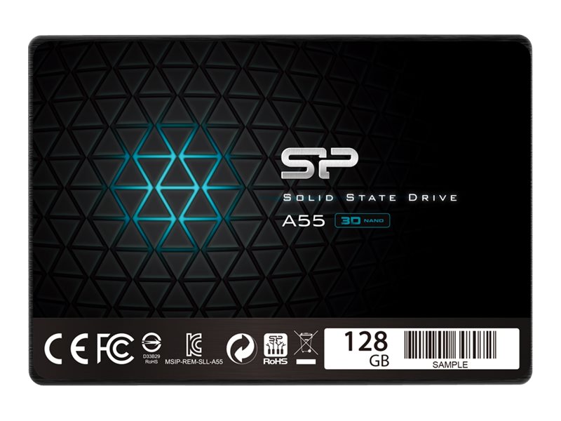 Silicon Power | A55 | 128 GB | SSD form factor 2.5" | Solid-state drive interface SATA | Read speed 550 MB/s | Write speed 420 MB/s - Image 2