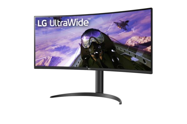 LG | Curved UltraWide Monitor | 34WP65CP-B | 34 " | VA | QHD | 21:9 | 160 Hz | 5 ms | 3440 x 1440 | 300 cd/m² | HDMI ports quantity 2 | Black - Image 3