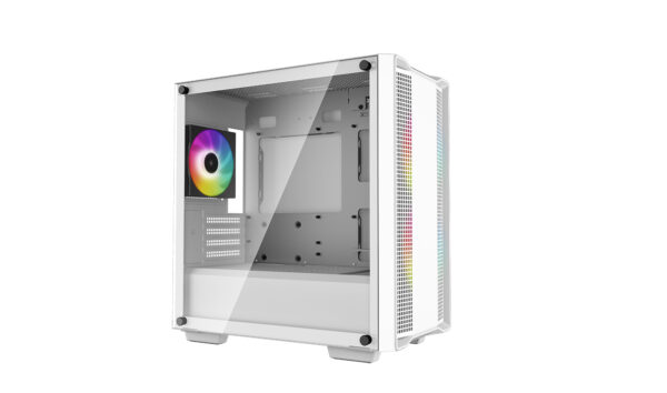 Deepcool | ARGB Micro-ATX CASE | CC360 | White | Mini-ITX / Micro-ATX | Power supply included No | ATX PS2 （maximum length: 160mm） - Image 2