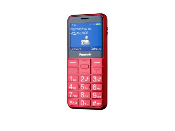 Panasonic | KX-TU155EXBN | Red | 2.4 " | TFT-LCD | microSD/microSDHC MB | Bluetooth | USB version micro USB | Built-in camera | Main camera resolution 0.3 MP - Image 5