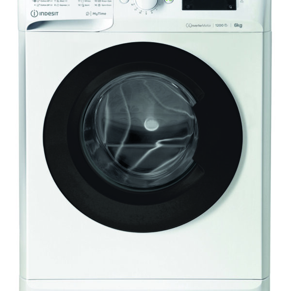 INDESIT | Washing machine | MTWSE 61294 WK EE | Energy efficiency class C | Front loading | Washing capacity 6 kg | 1151 RPM | Depth 42.5 cm | Width 59.5 cm | Display | Big Digit | White