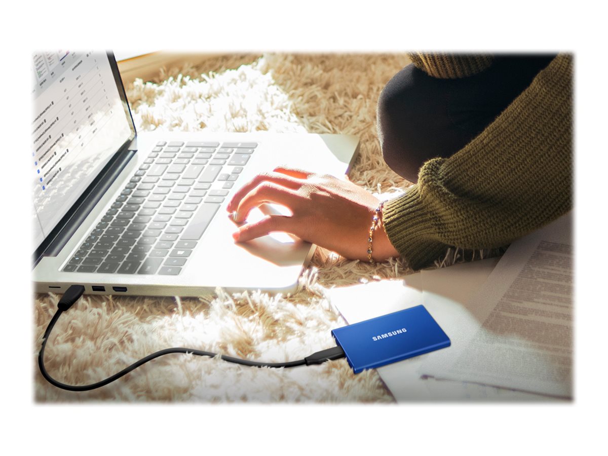 Portable SSD | T7 | 1000 GB | N/A " | USB 3.2 | Blue - Image 19