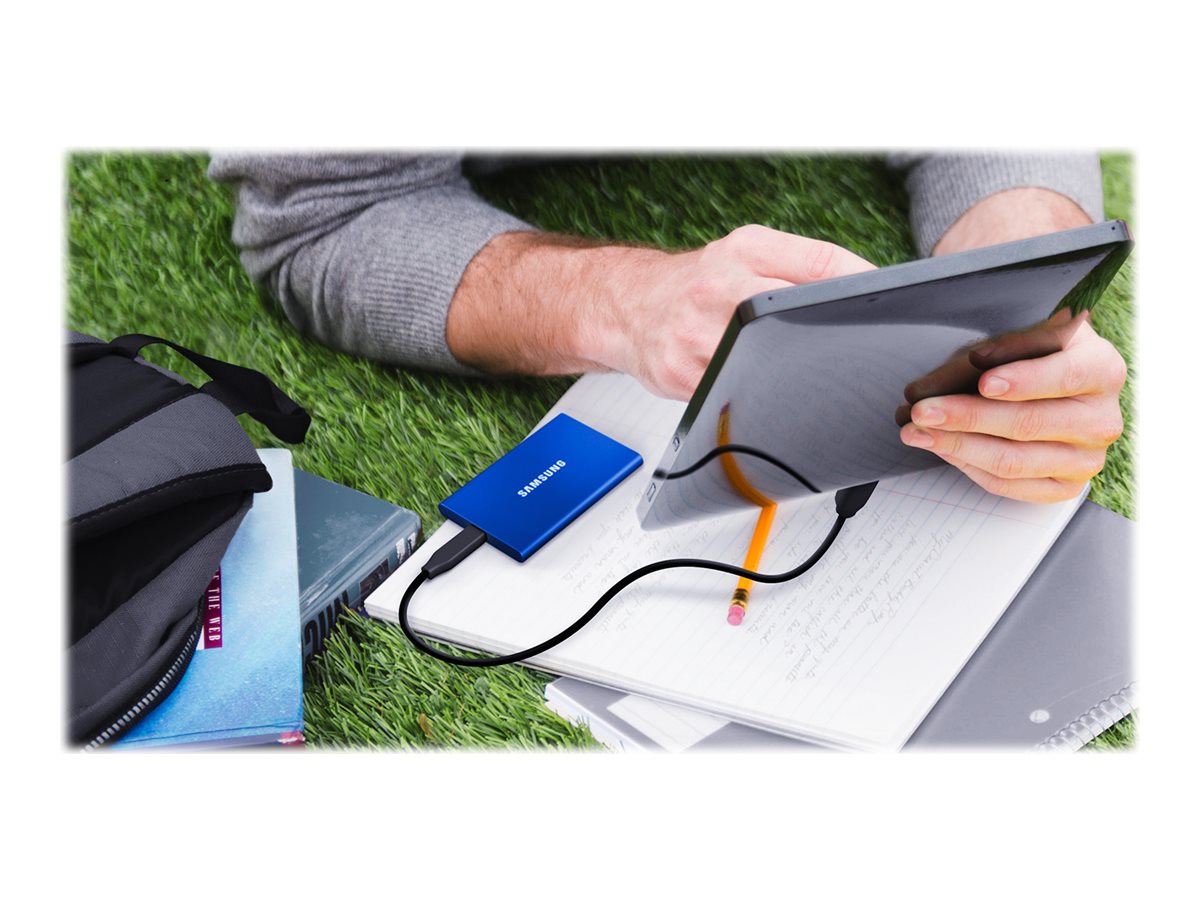 Portable SSD | T7 | 1000 GB | N/A " | USB 3.2 | Blue - Image 20
