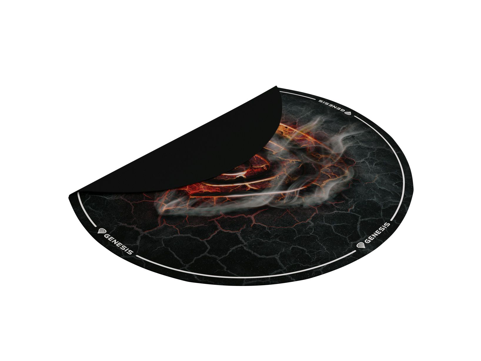 Genesis Tellur 400 Round Lava Floor Mat | Black - Image 4