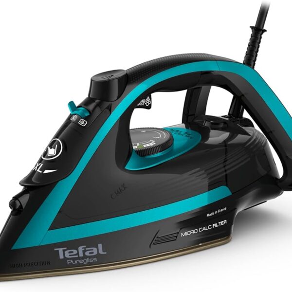 TEFAL | Iron | FV8066E0 | Steam Iron | 3000 W | Water tank capacity 270 ml | Continuous steam 50 g/min | Steam boost performance 280 g/min | Black/Blue