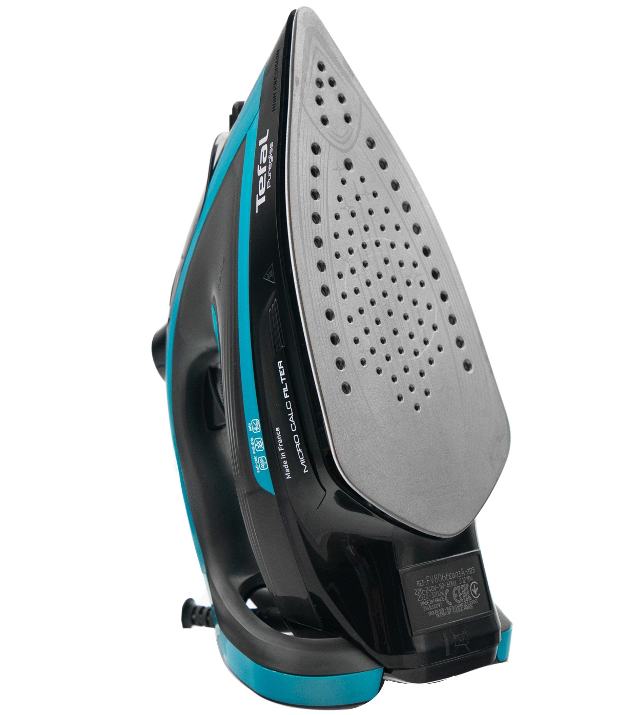 TEFAL | Iron | FV8066E0 | Steam Iron | 3000 W | Water tank capacity 270 ml | Continuous steam 50 g/min | Steam boost performance 280 g/min | Black/Blue - Image 5