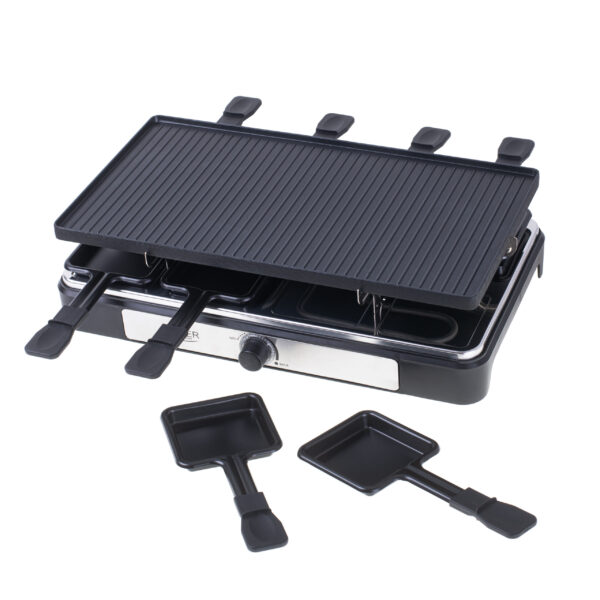 Adler | Raclette - electric grill | AD 6616 | Table | 1400 W | Black/Stainless steel - Image 7