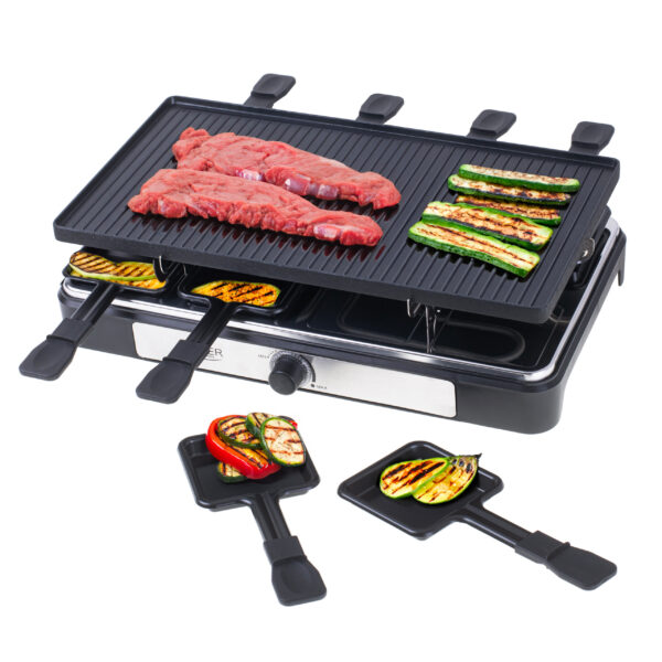 Adler | Raclette - electric grill | AD 6616 | Table | 1400 W | Black/Stainless steel - Image 13