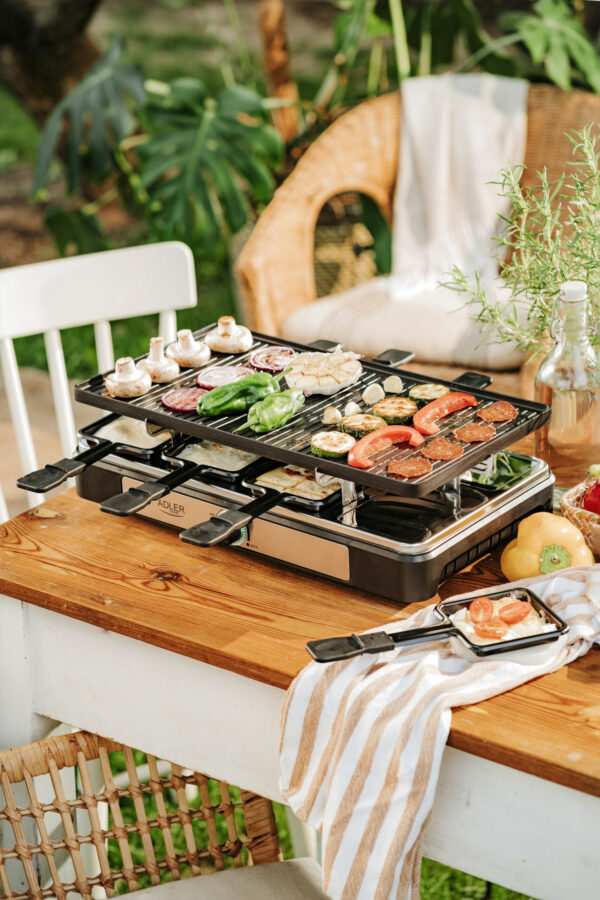 Adler | Raclette - electric grill | AD 6616 | Table | 1400 W | Black/Stainless steel - Image 16