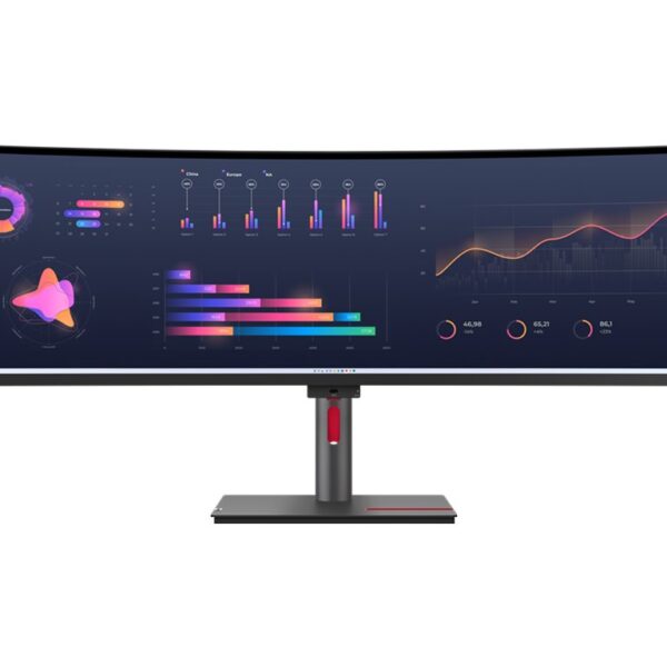 Lenovo | ThinkVision | P49w-30 | 49 " | IPS | 32:9 | 60 Hz | 4 ms | 5120 x 1440 | 350 cd/m² | HDMI ports quantity 2 | Black | Warranty 36 month(s)