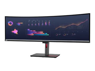 Lenovo | ThinkVision | P49w-30 | 49 " | IPS | 32:9 | 60 Hz | 4 ms | 5120 x 1440 | 350 cd/m² | HDMI ports quantity 2 | Black | Warranty 36 month(s) - Image 3