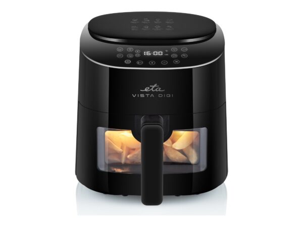 ETA | Hot air fryer | ETA116890000 Vista Digi | Power 1300 W | Capacity 4.3 L | Hot air technology | Black - Image 2