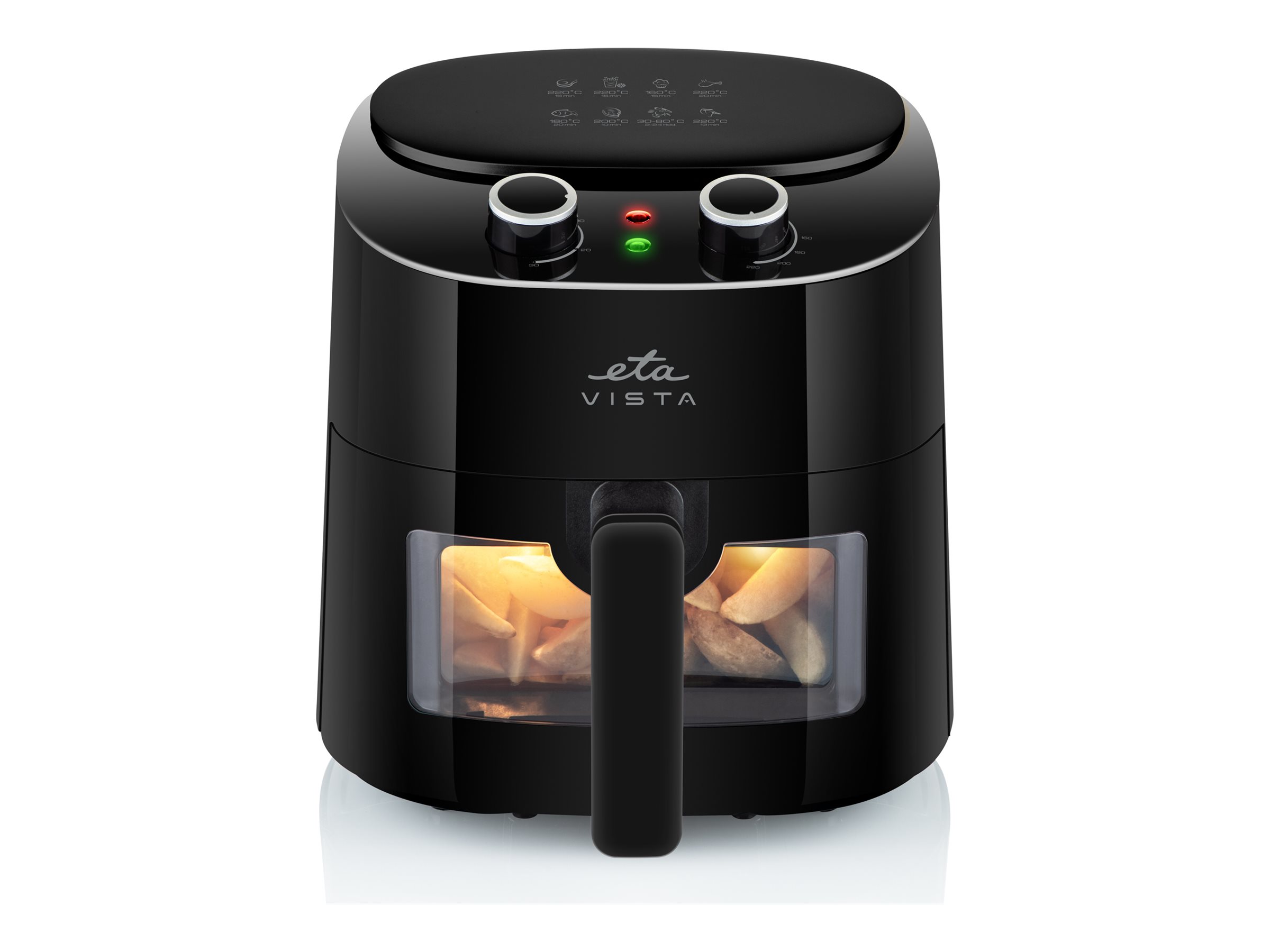 ETA | Hot air fryer | ETA016890000 Vista | Power 1300 W | Capacity 4.3 L | Hot air technology | Black - Image 2