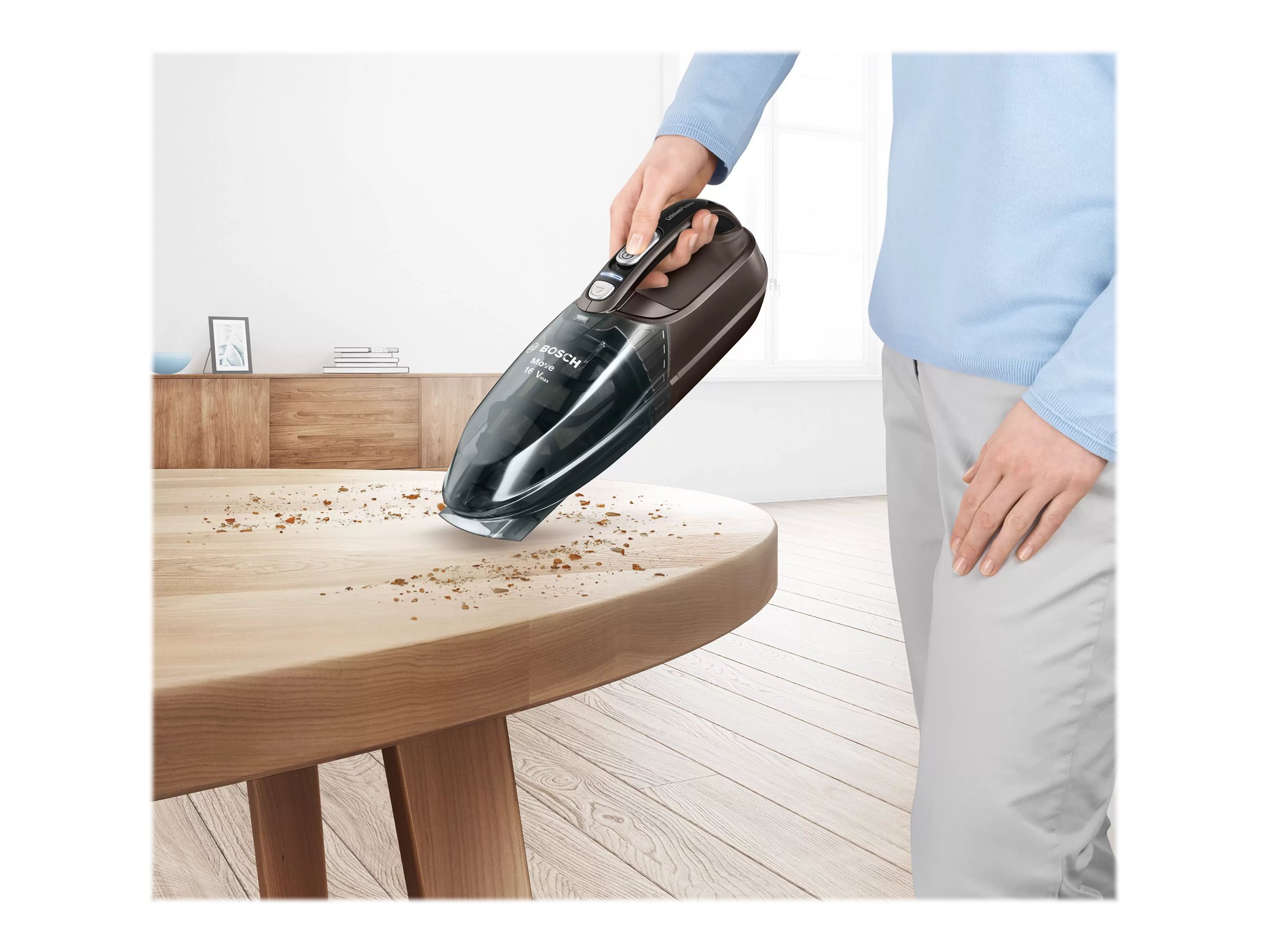 Bosch | Vacuum cleaner | BHN16L | Cordless operating | Handheld | - W | 14.4 V | Operating time (max) 40 min | Graphite | Warranty 24 month(s) | Battery warranty 24 month(s) - Image 6