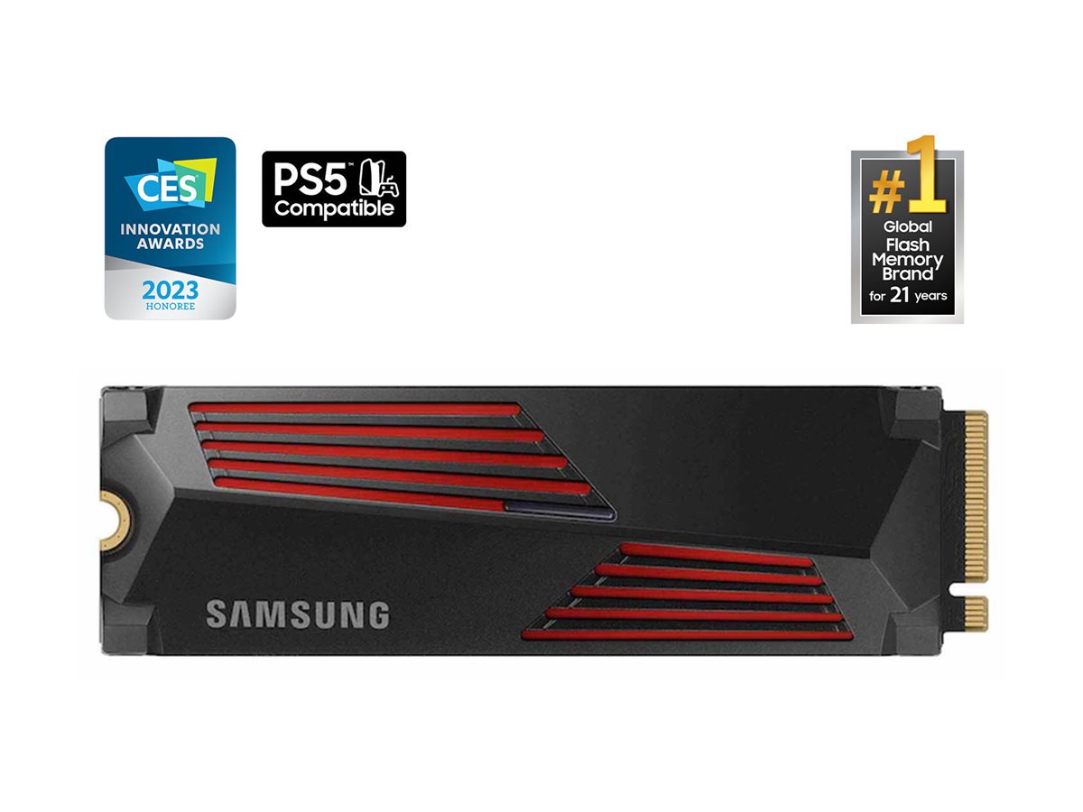 Samsung | 990 PRO with Heatsink | 2000 GB | SSD form factor M.2 2280 | Solid-state drive interface M.2 NVMe | Read speed 7450 MB/s | Write speed 6900 MB/s - Image 4
