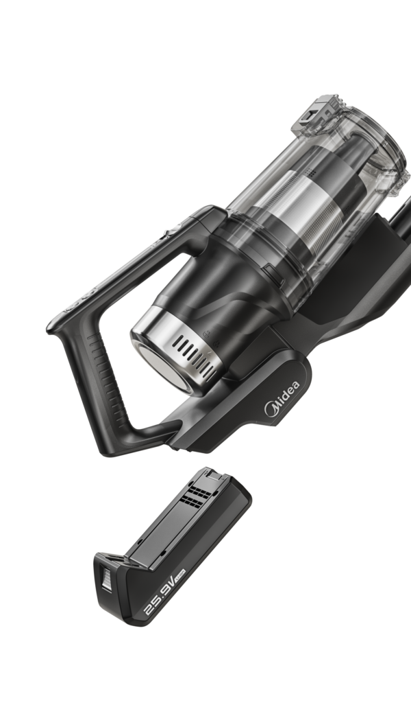 Midea Vacuum Cleaner | P8 Plus MP08EUGY-DS | Handstick 2in1 | 25.9 V | Operating time (max) 60 min | Black | Warranty 24 month(s) - Image 7