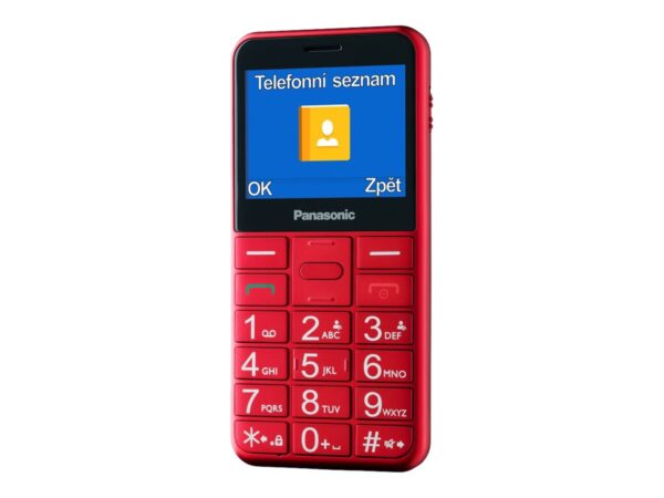 Panasonic | KX-TU155EXBN | Red | 2.4 " | TFT-LCD | microSD/microSDHC MB | Bluetooth | USB version micro USB | Built-in camera | Main camera resolution 0.3 MP - Image 2